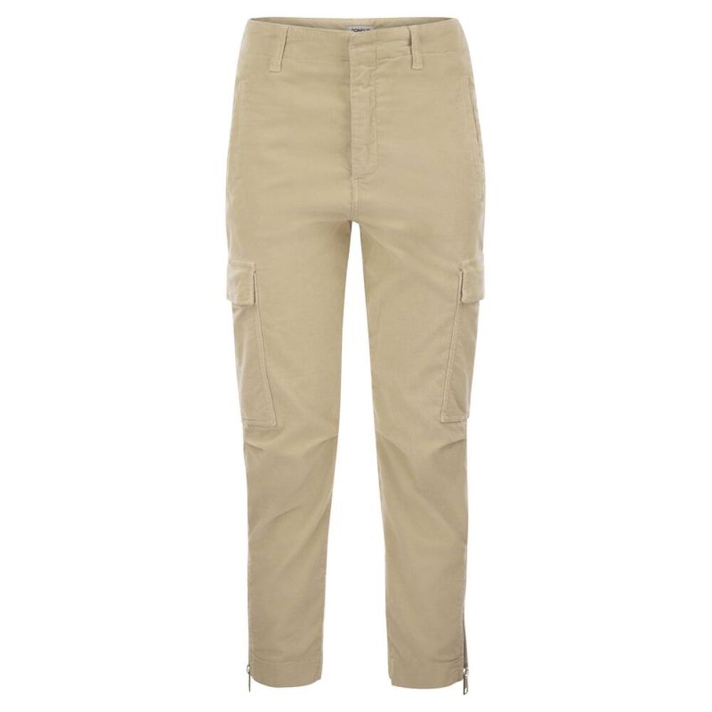 Dondup Women Velvet Cargo Pants - Eve